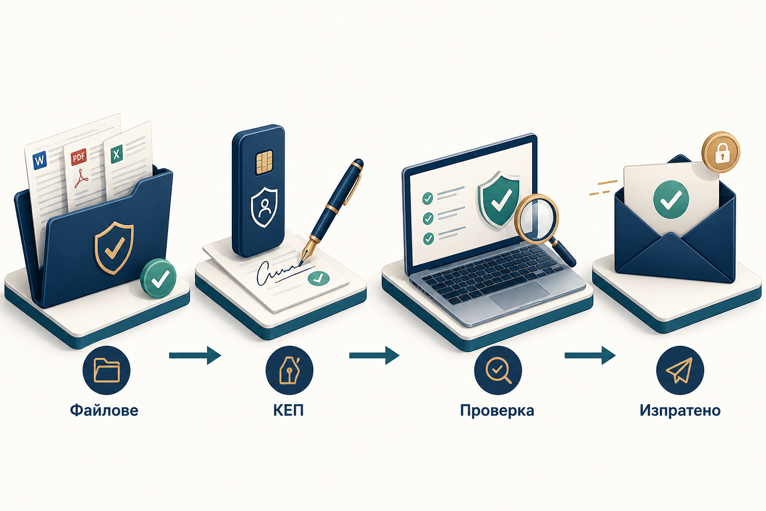 Проверка и успешно електронно подаване на оферта в ЦАИС ЕОП